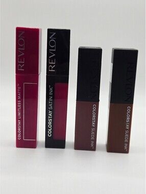 Revlon ColorStay Lipstick and Liquid Lipstick Set - Limitless Matte, Satin Ink